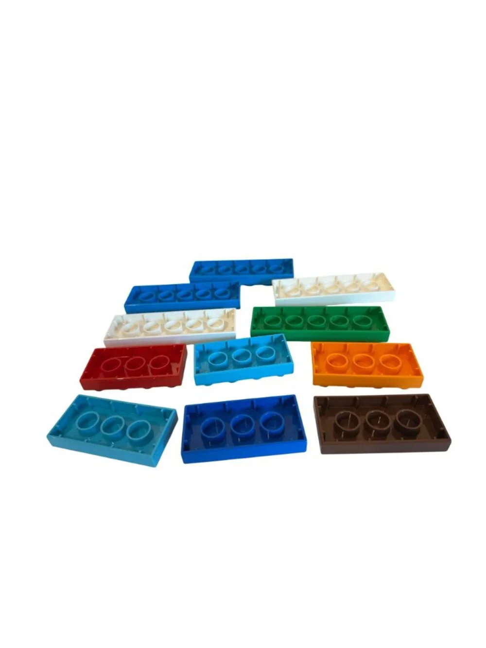 LEGO Duplo Flat Bricks Pieces 2x6 2x4 Misc. Colors Bundle Lot Building Toys